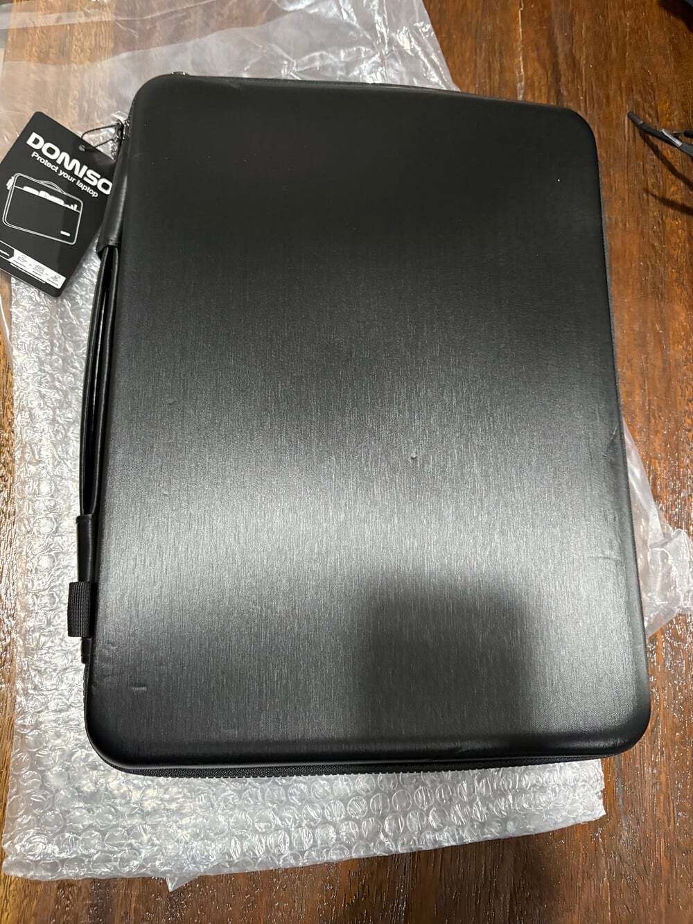 Domiso 15.6" Laptop Sleeve Protective Hard Case Black NEW NIP - Picture 2 of 3